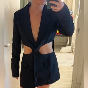 Lioness Blazer Dress with Cutouts